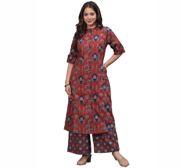Cotton Kurta Pant Set